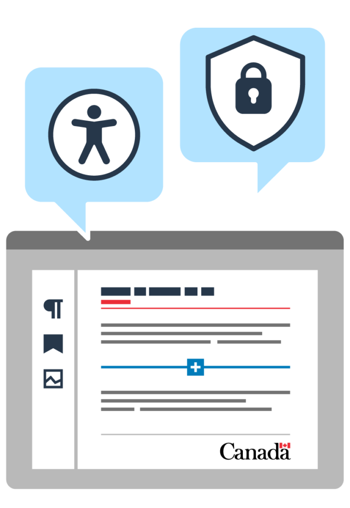 Un site Web du gouvernement du Canada accessible et sécurisé.