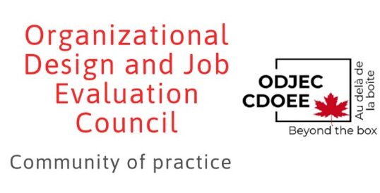 An image of the Organizational Design and Job Evaluation Council Community of Practice logo.