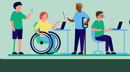 Logo de la série: Faire progresser les possibilités d’emploi pour les personnes en situation de handicap