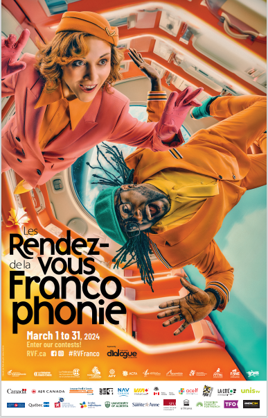 An image of the Les Rendez-vous de la Francophonie poster.