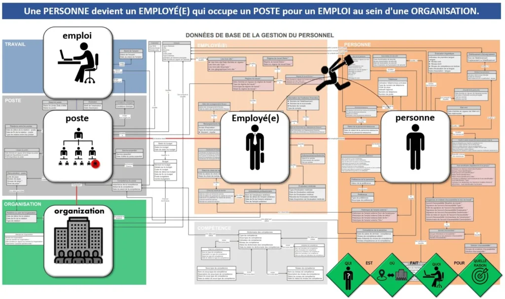 Une image de Modèle de données en RH